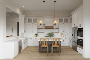 Bếp hướng đối diện cửa chính